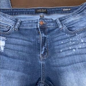 Judy Blue Boyfriend Distressed Jeans